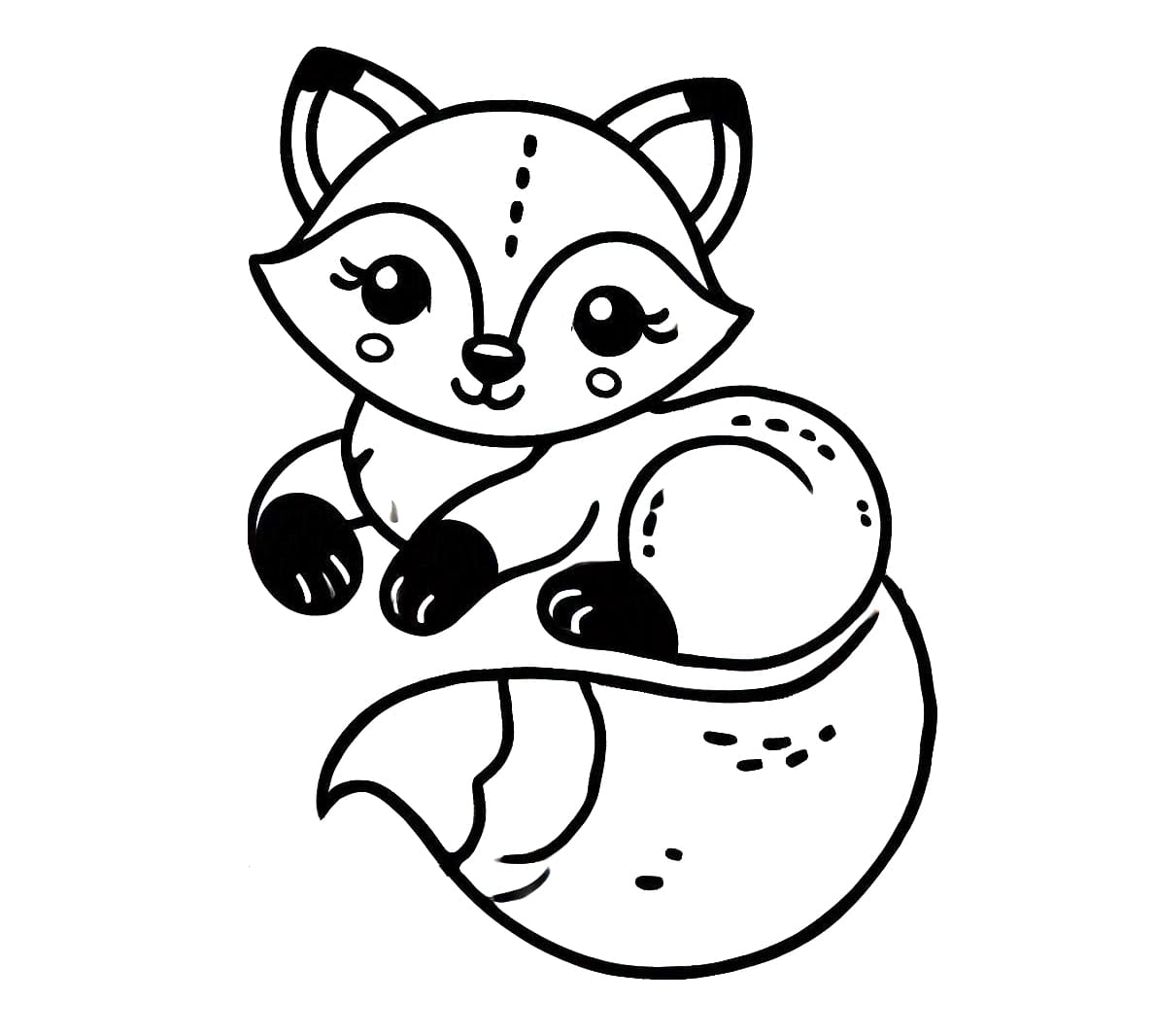 Printable Fox Stencil Large – Free download and print for you.