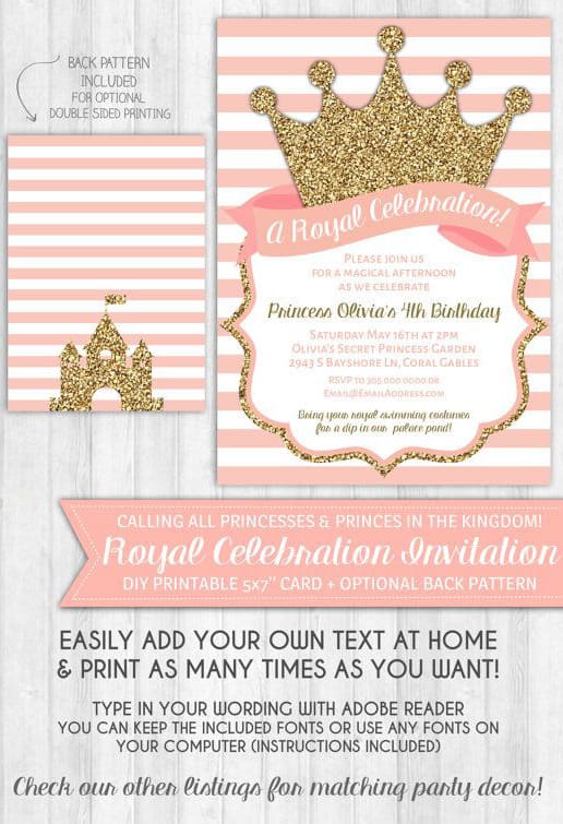Printable Invitations Template Free Download – Free download and print