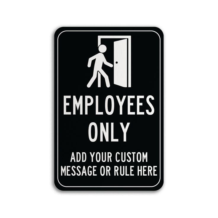 Employees Only Sign Printable – Free download and print for you.