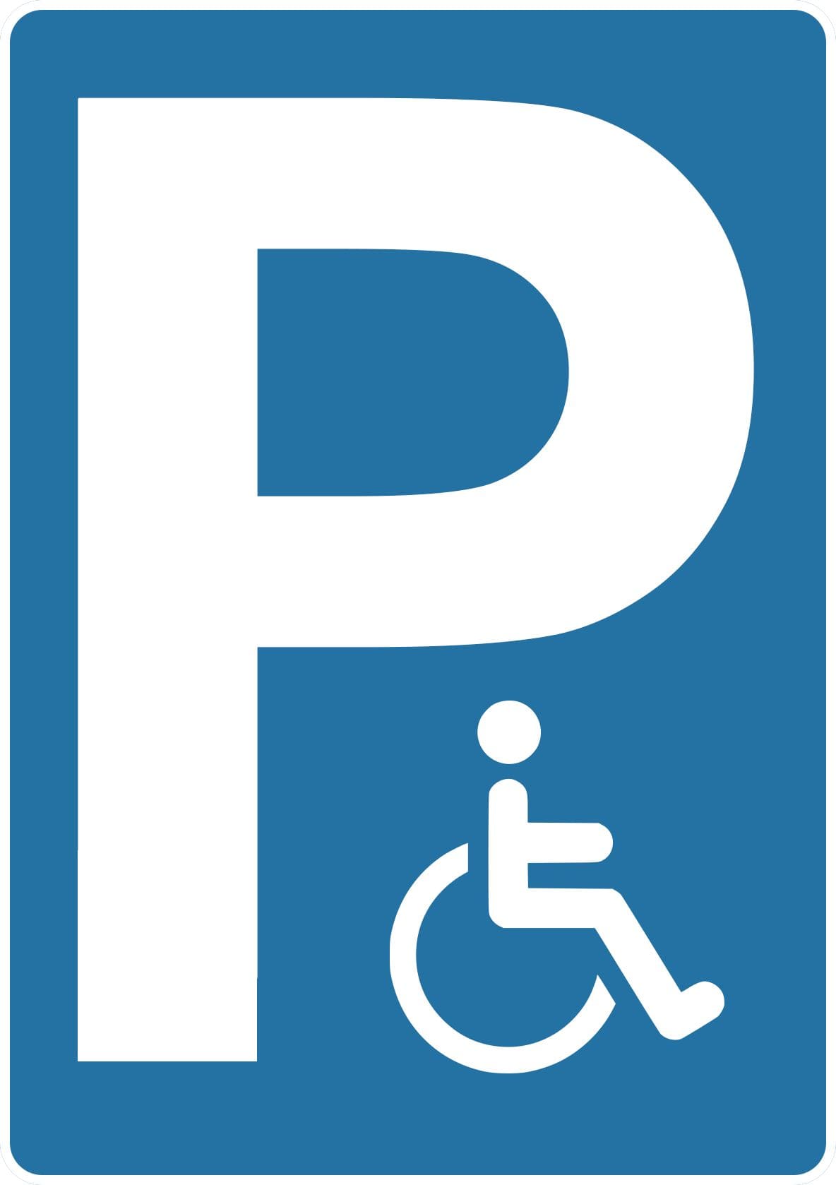 Printable Handicap Parking Sign – PrintableLib