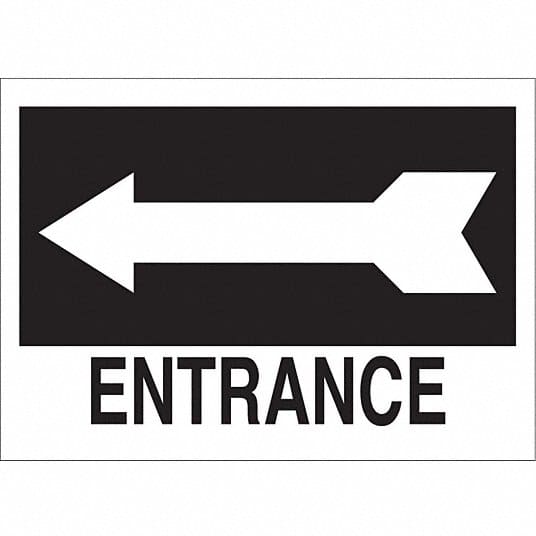 Free Entrance Sign Free download and print for you.