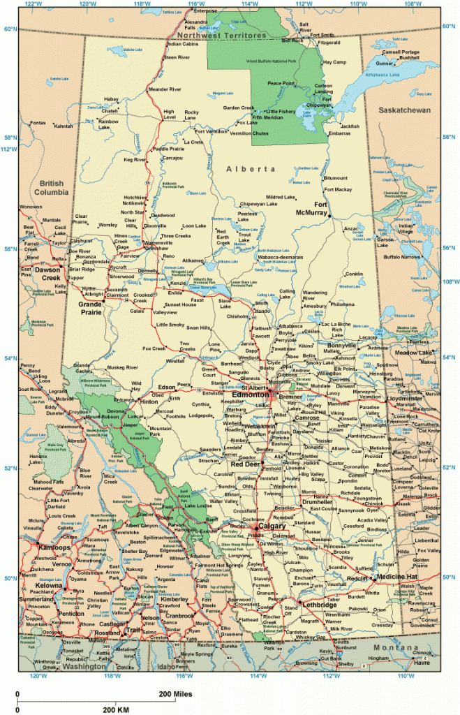 Alberta Map View Online Printable Red Deer Map Printable Maps