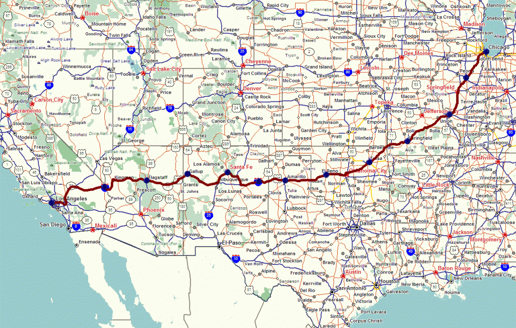 Maps Of Route 66 Plan Your Road Trip Historic Route 66 California