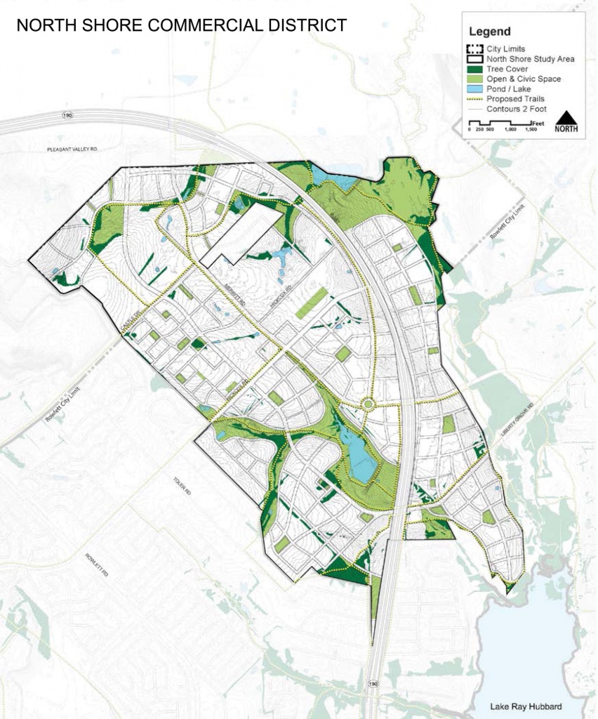 Rowlett, Tx Transportation And Maps Rowlett Texas Map Printable Maps