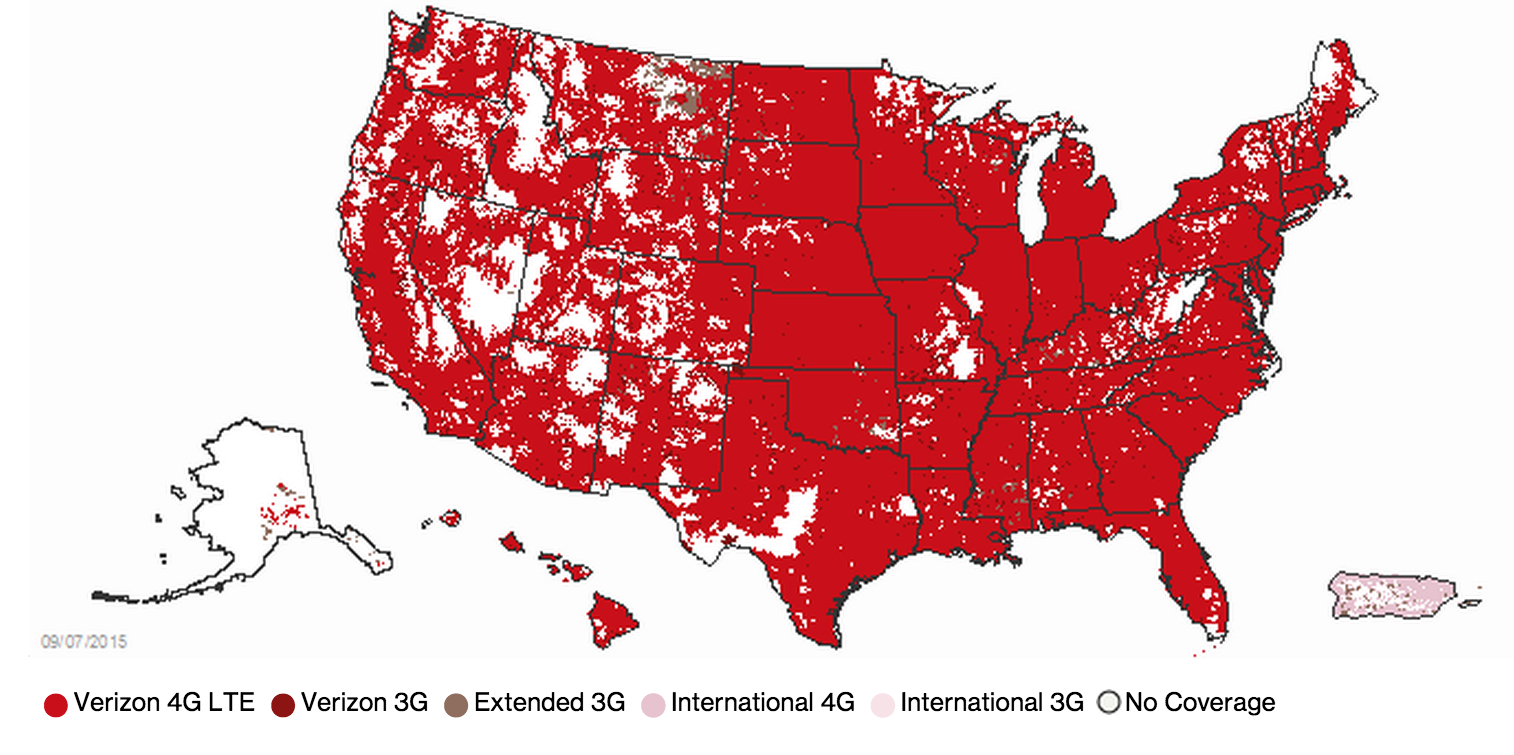 At&T 4 G Coverage Map Florida Verizon 4G Coverage Map Florida Printable Maps