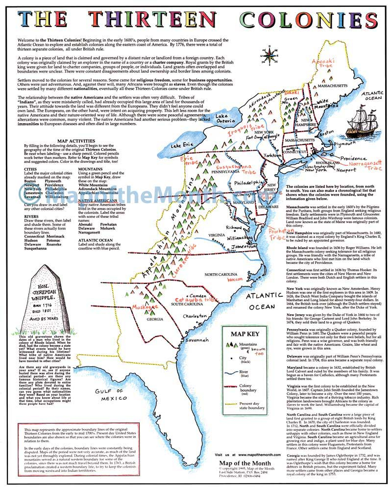13 Colonies Map Printable Printable Maps