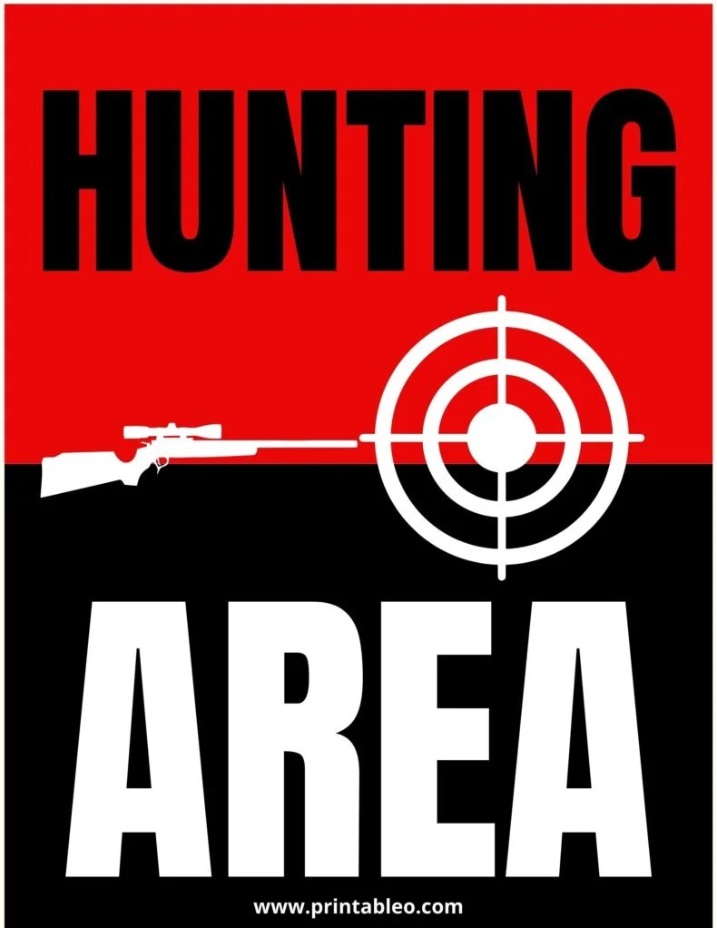 31+ Printable No Hunting Signs Free Download