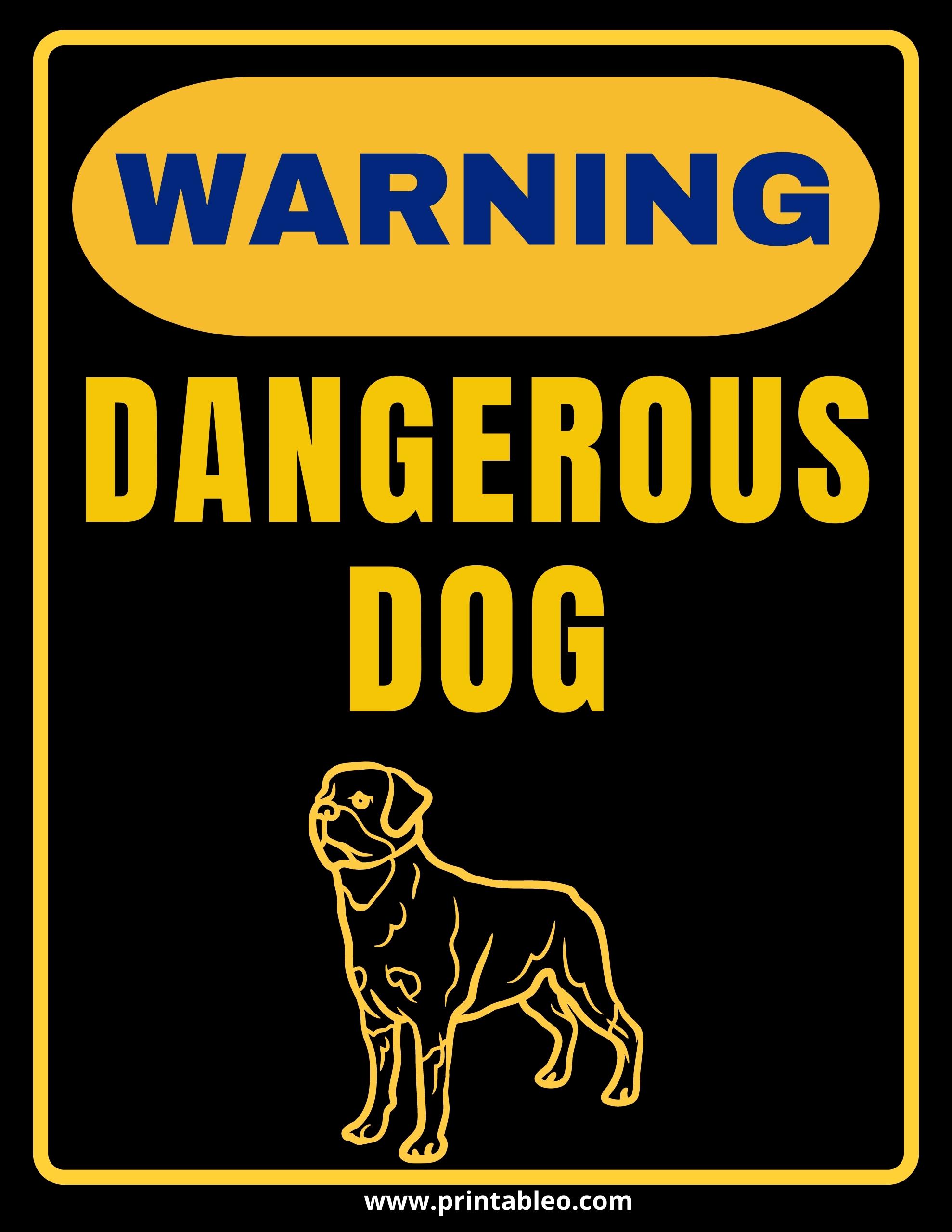 35+ Beware Of Dog Signs Download Free Pintables