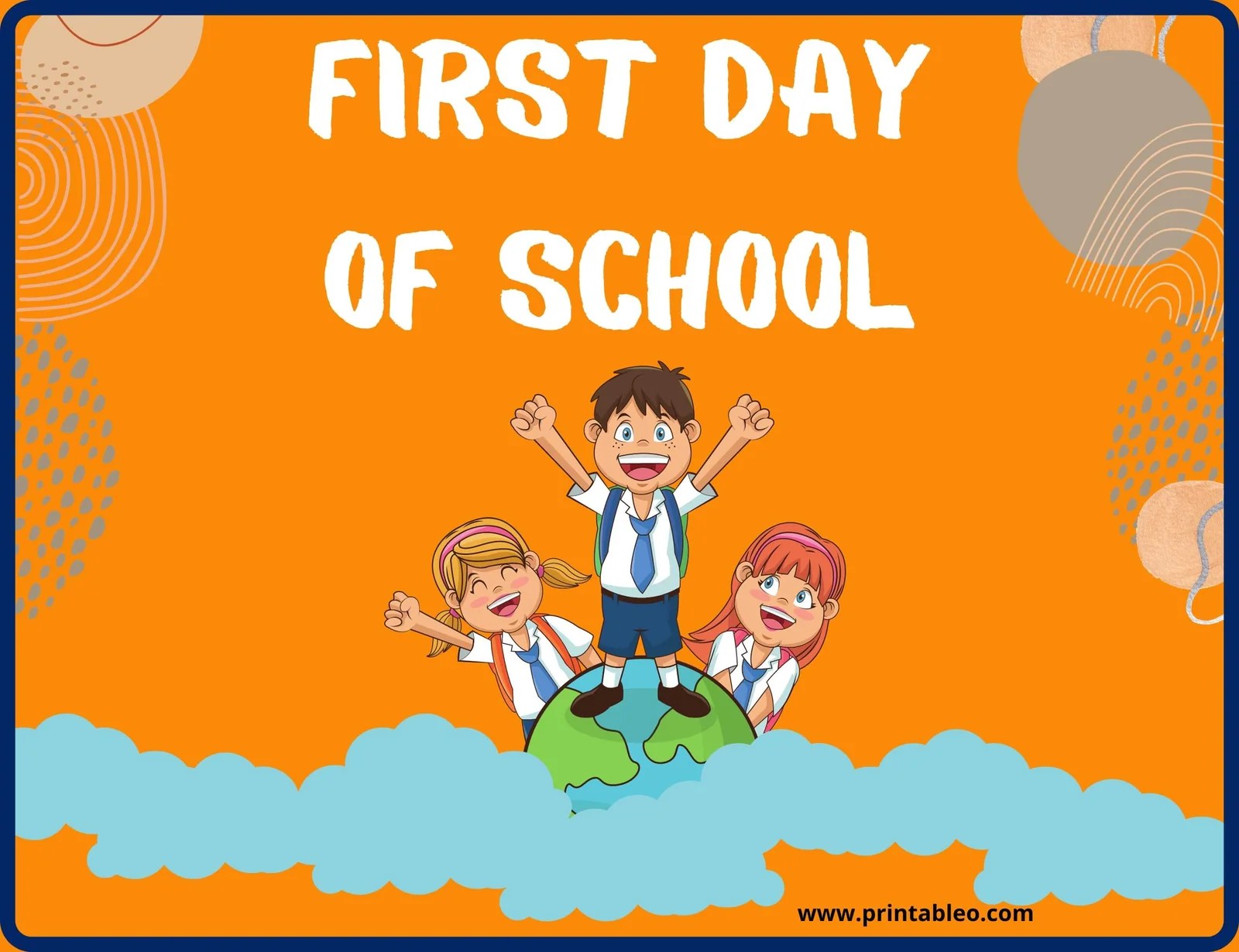 32+ First Day Of School Signs FREE Printable PDFs
