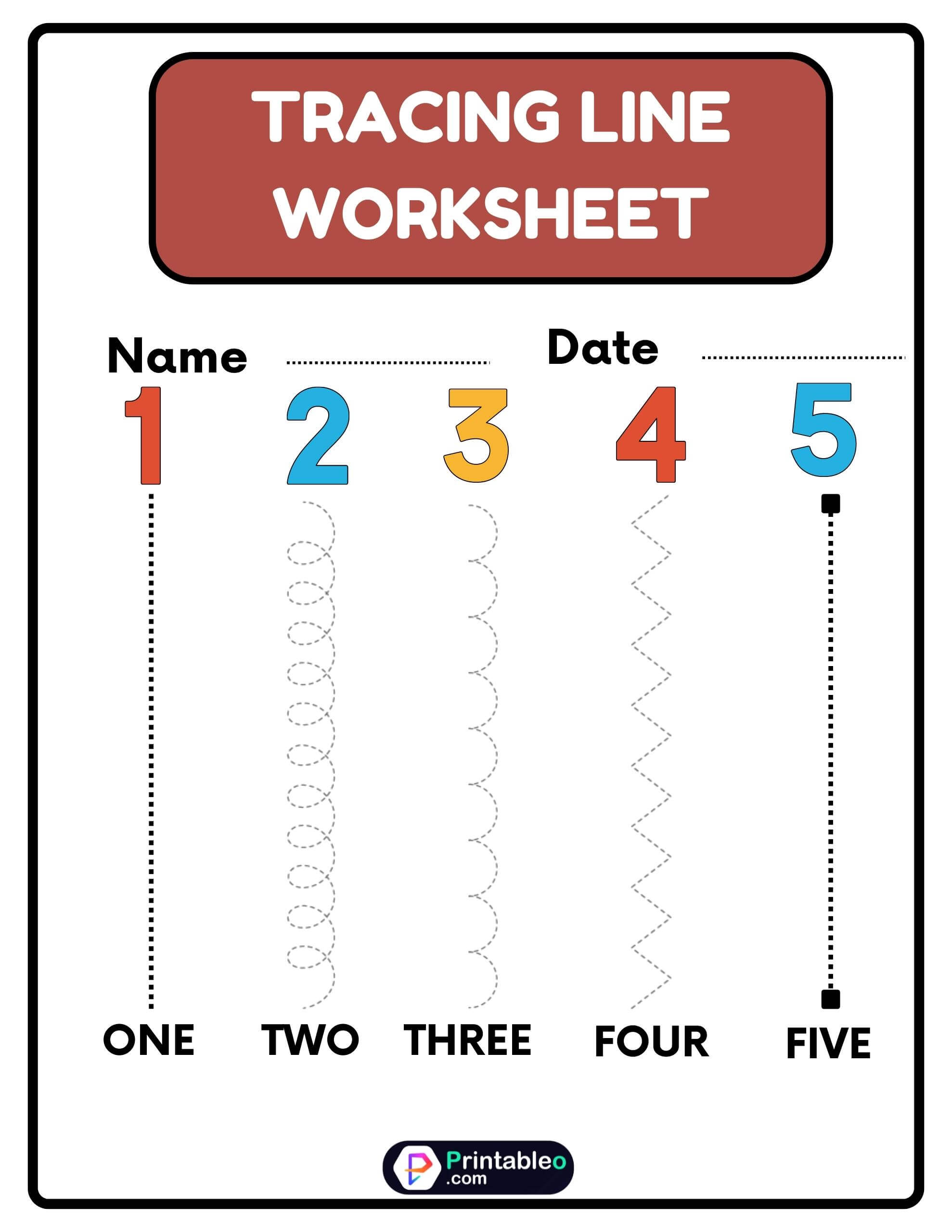 20+ Tracing Line Worksheet | Download FREE Printable PDFs