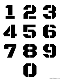 Printable Number Stencils - Free Stencils for Numbers