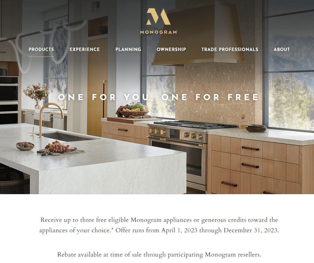 GE Monogram Rebate Form