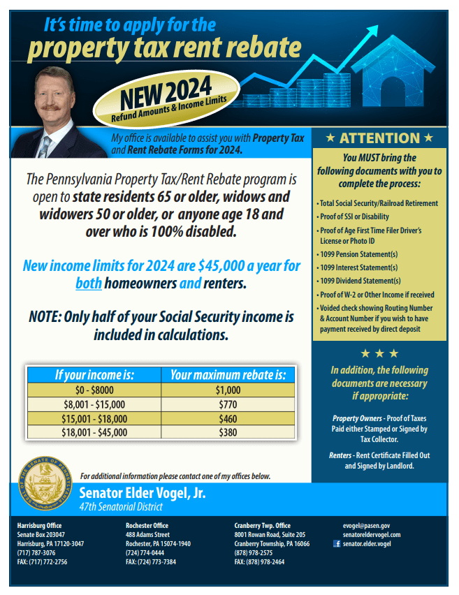 PA 2024 Rent Rebate Form