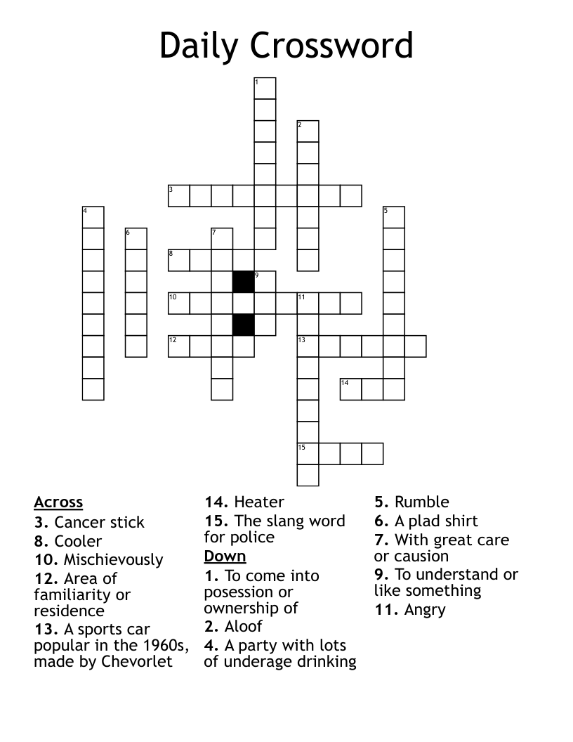 Free Daily Crossword Puzzles Printable UK Printable Hub