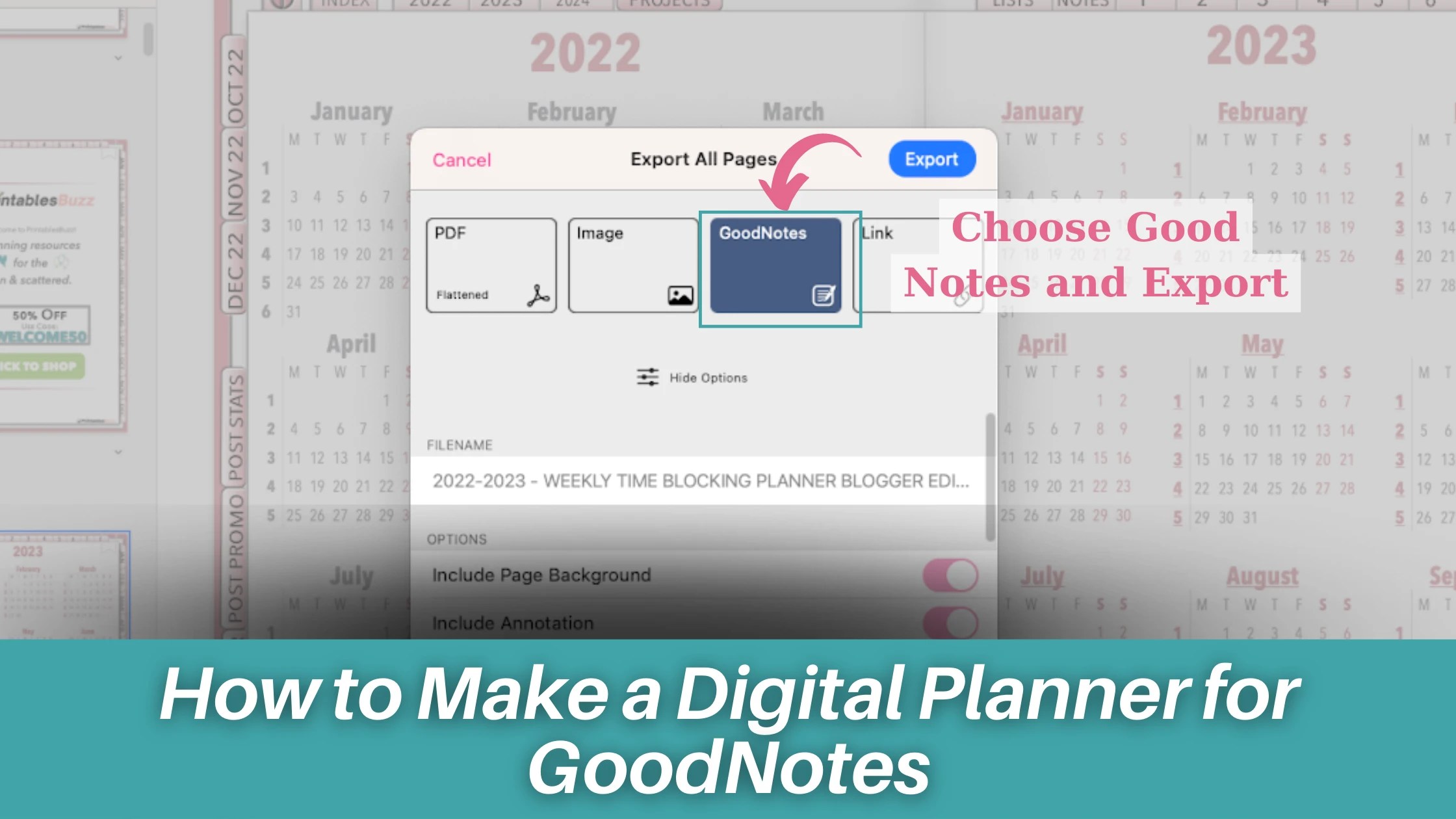 How To Make A Digital Planner For GoodNotes