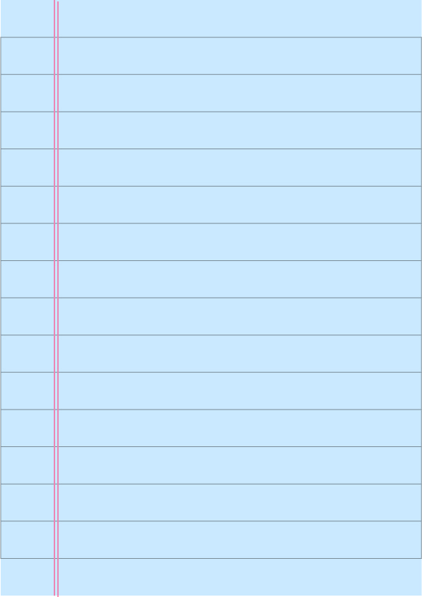 20 Free Printable Colored Papers [PDF] with or Without Lines