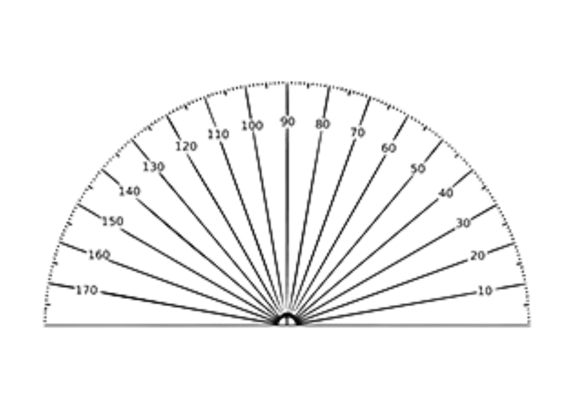40 Free Printable Protractor Templates - Printaboles