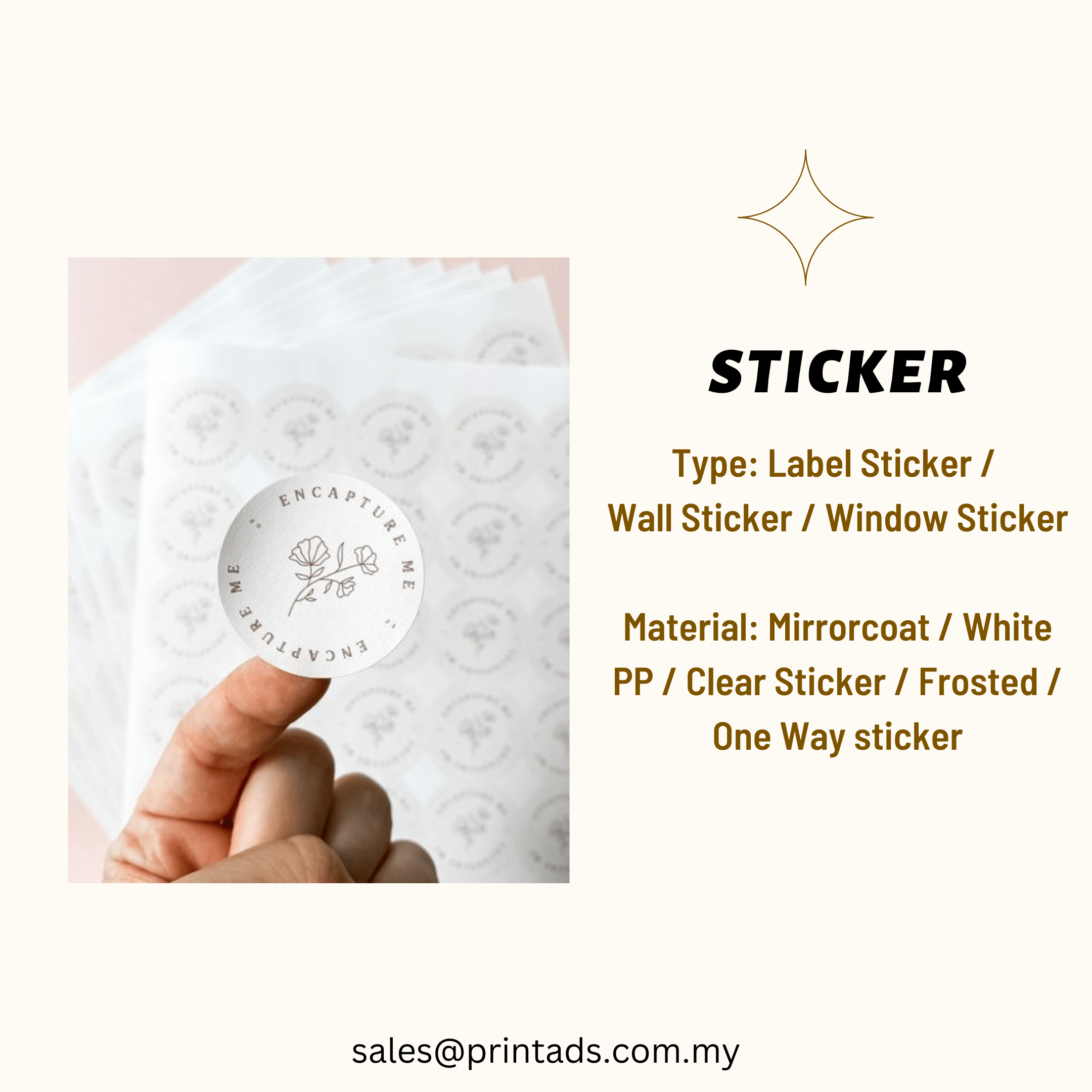 Premium Sticker Printing Services Label, Wall, Window Stickers