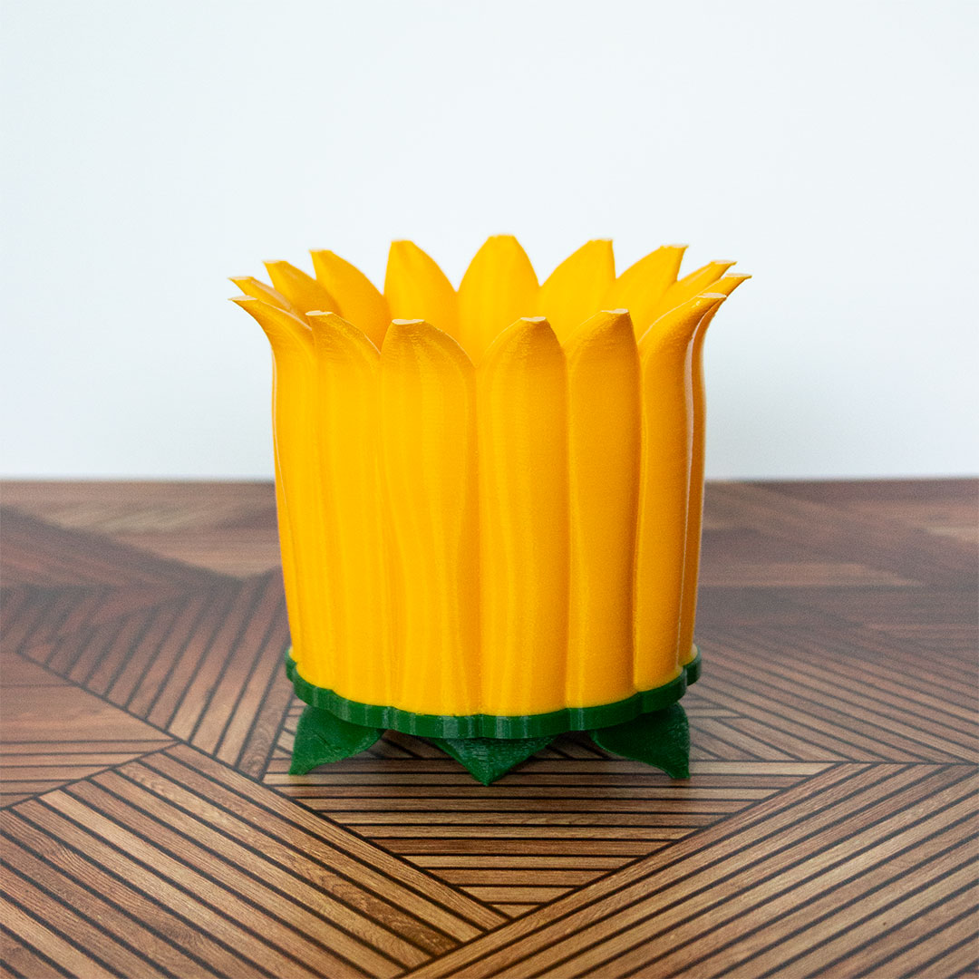 Tulip Pot FlowerShaped Planter Print A Pot