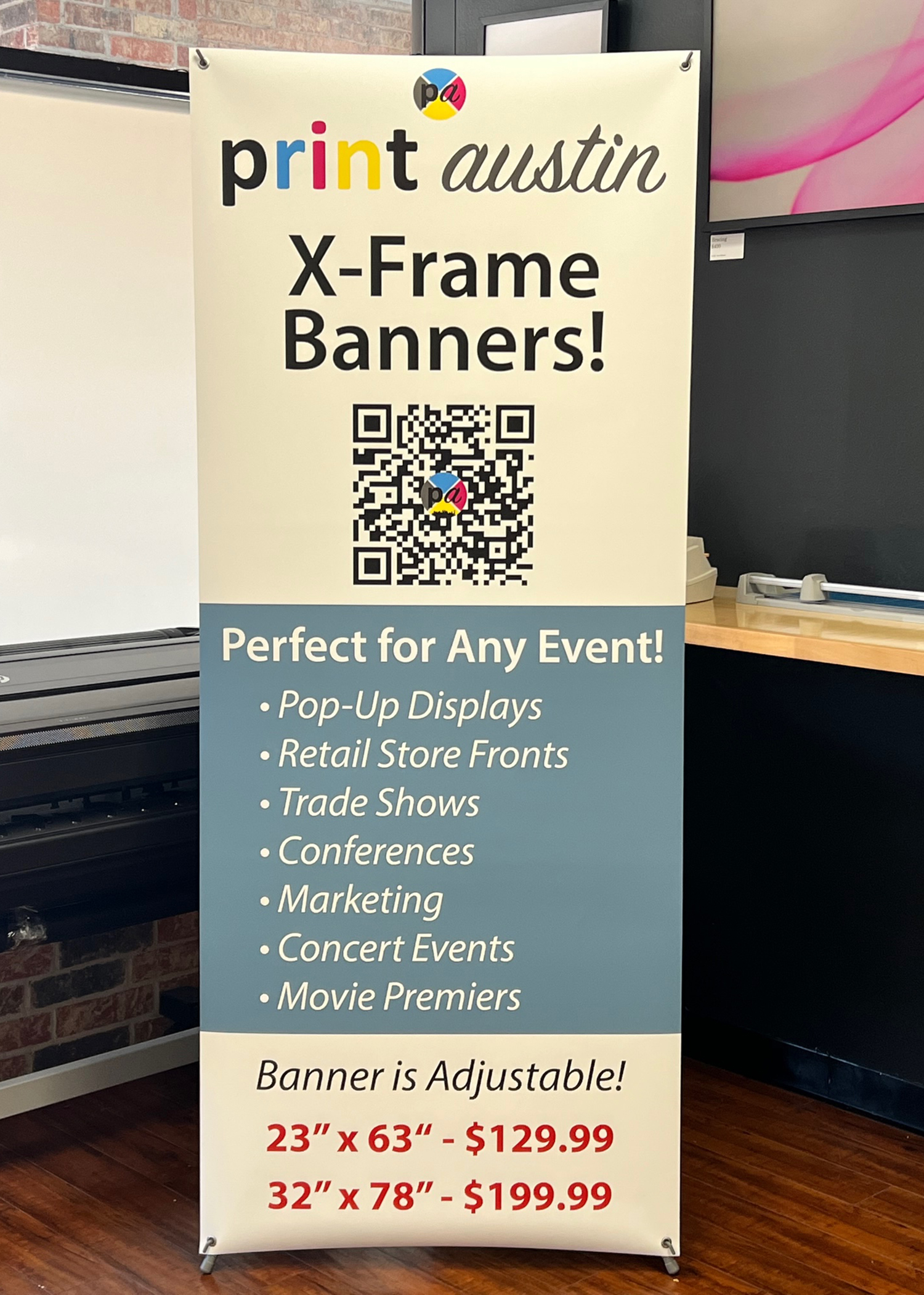 XFrame Banners Print Austin