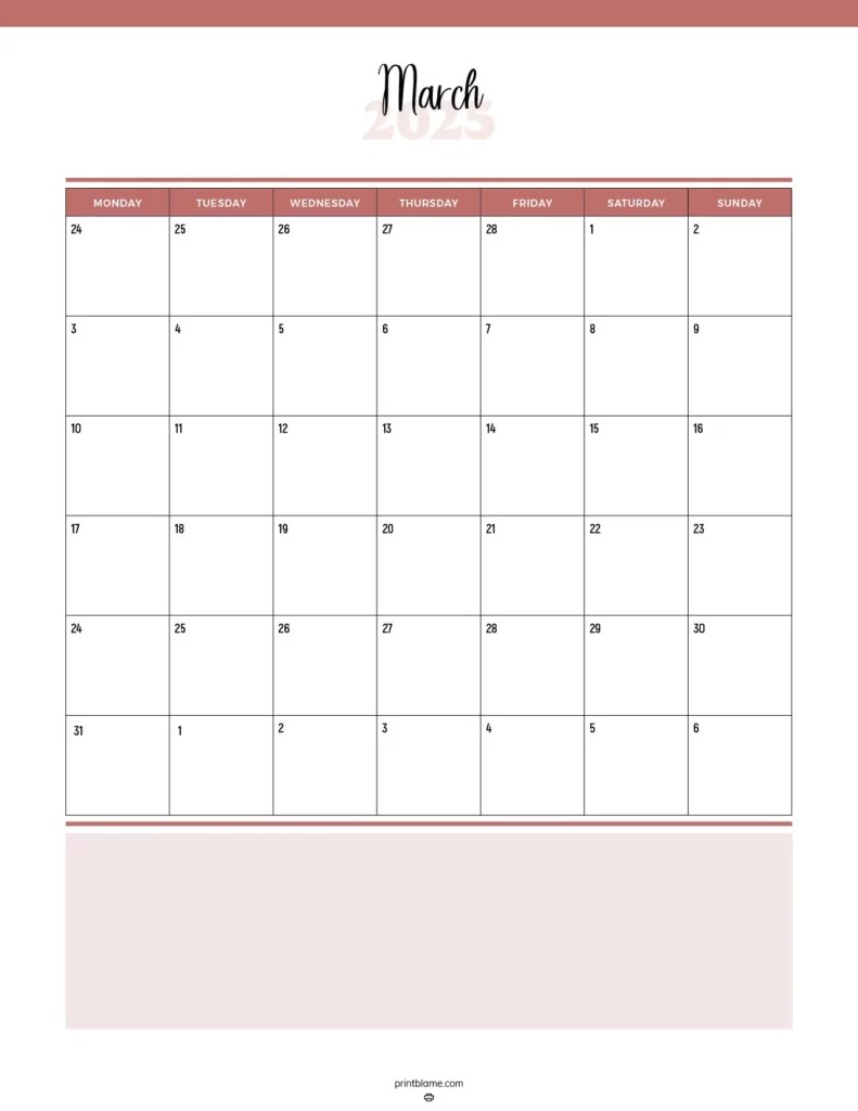 FREE Printable March 2025 Calendars 25 + Unique Instant PDF Downloads FREE Printable March 2025 Calendars 25 + Unique Instant PDF Downloads