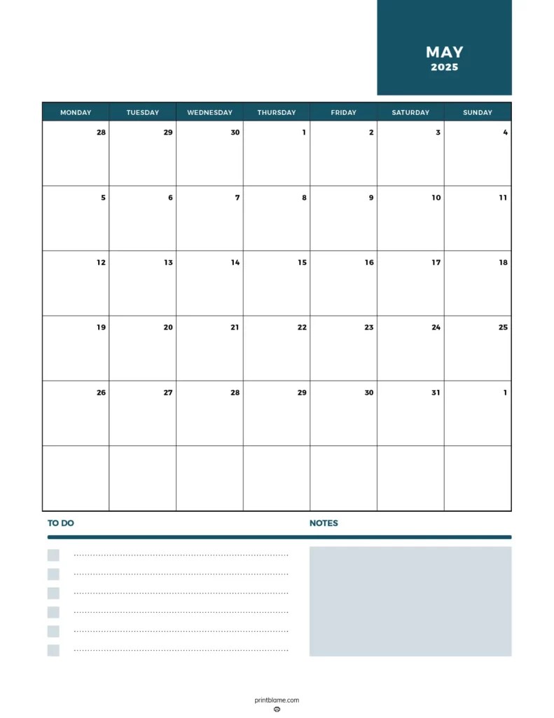 FREE Printable May 2025 Calendar 40+ Free PDF Calendars FREE Printable May 2025 Calendar 40+ Free PDF Calendars
