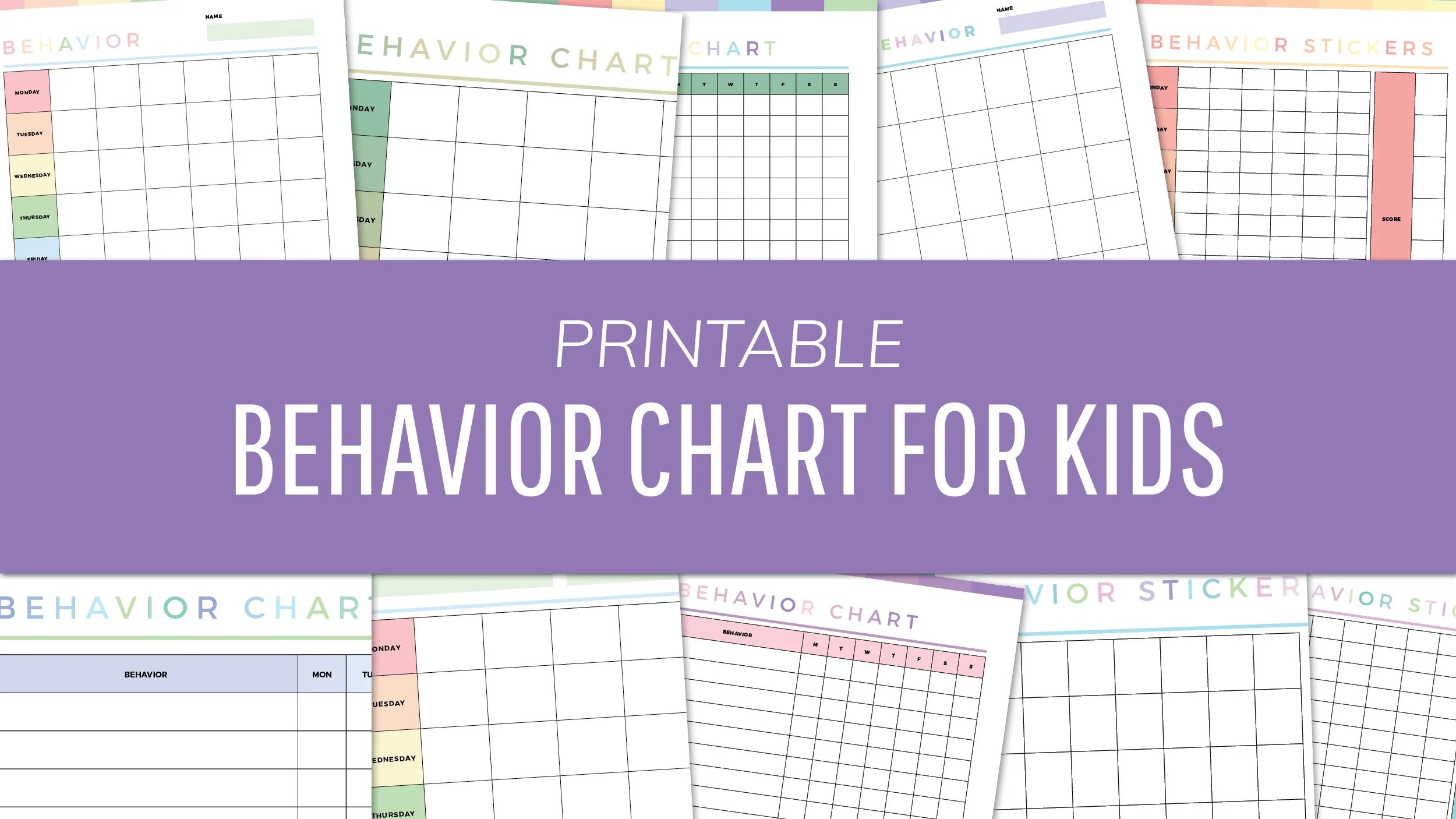Good Behavior Chart For Kids FREE Printable rewards chart Good Behavior Chart For Kids FREE Printable rewards chart