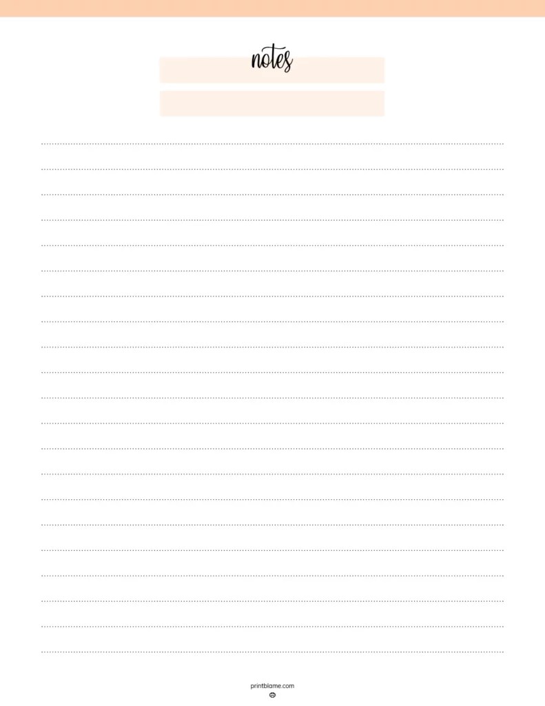 FREE Aesthetic Notes Templates Instant Lined Notes PDF FREE Aesthetic Notes Templates Instant Lined Notes PDF