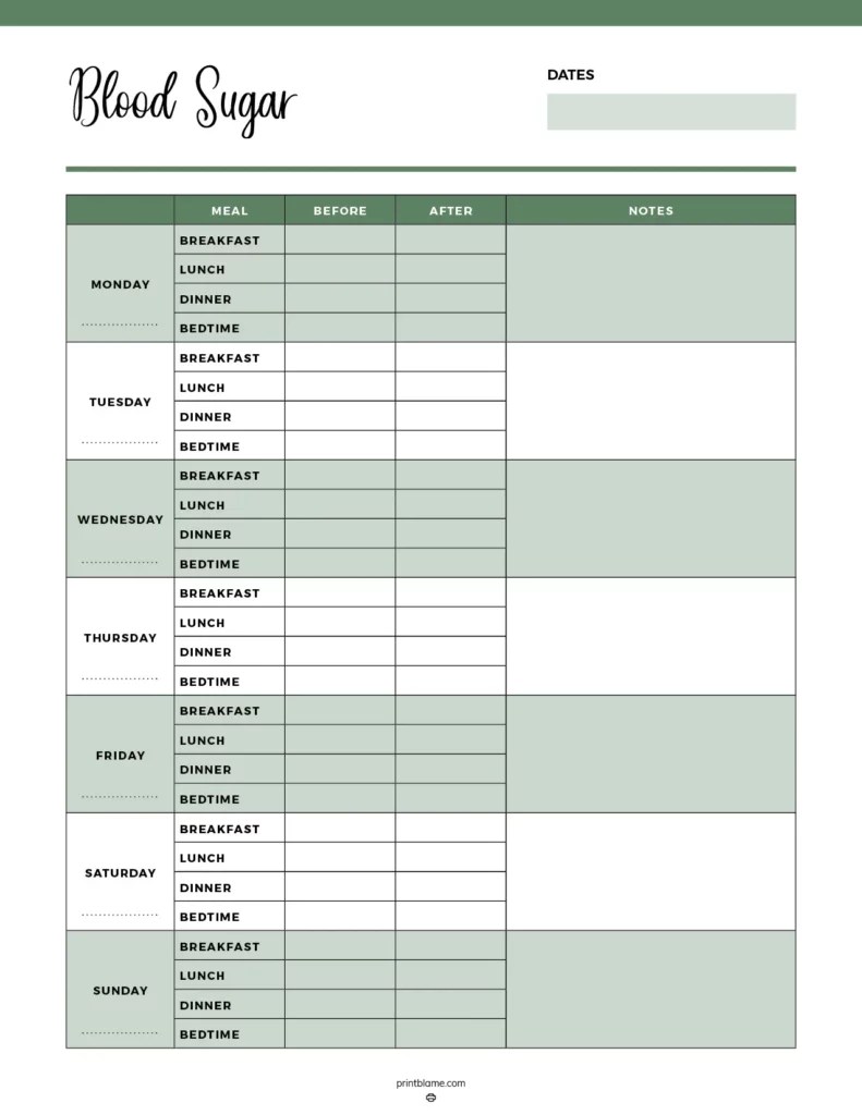 Blood Sugar Log Printables 16 FREE Glucose Trackers For Gestational Diabetes Blood Sugar Log Printables 16 FREE Glucose Trackers For Gestational Diabetes