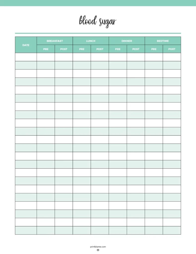 Blood Sugar Log Printables 16 FREE Glucose Trackers For Gestational Diabetes Blood Sugar Log Printables 16 FREE Glucose Trackers For Gestational Diabetes