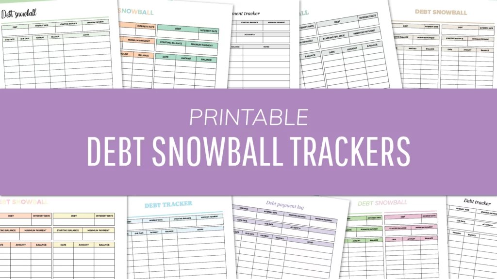 Debt Snowball Tracker Printable 16 FREE Debt Payoff Trackers Debt Snowball Tracker Printable 16 FREE Debt Payoff Trackers