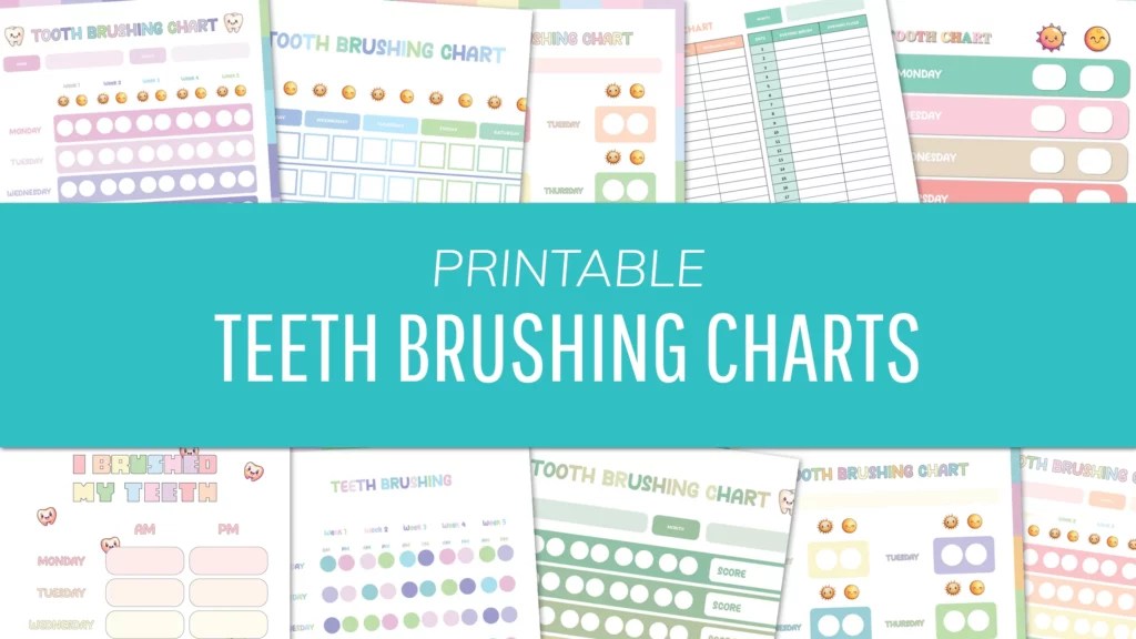 Teeth Brushing Chart Free Printables 16 Tooth Brushing PDF Teeth Brushing Chart Free Printables 16 Tooth Brushing PDF