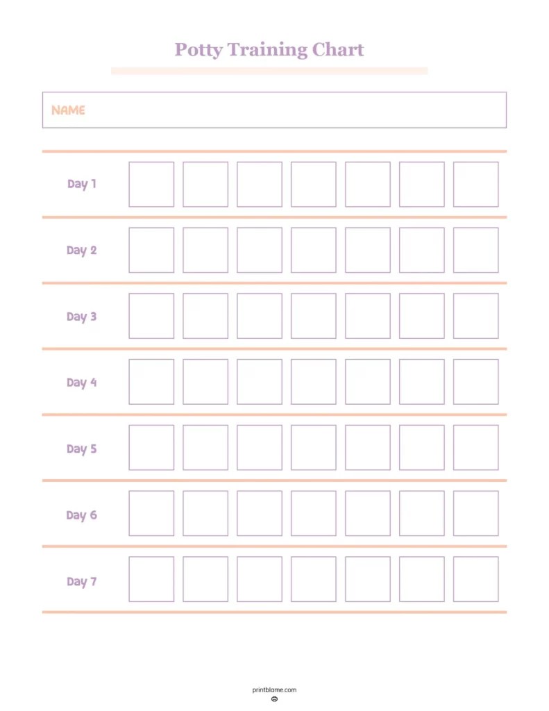 FREE Potty Training Charts 34 Potty Chart Printables PDF FREE Potty Training Charts 34 Potty Chart Printables PDF