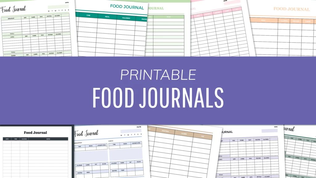 Food Journal Printables 16 FREE Food Tracker Templates Meal Log PDFs Food Journal Printables 16 FREE Food Tracker Templates Meal Log PDFs
