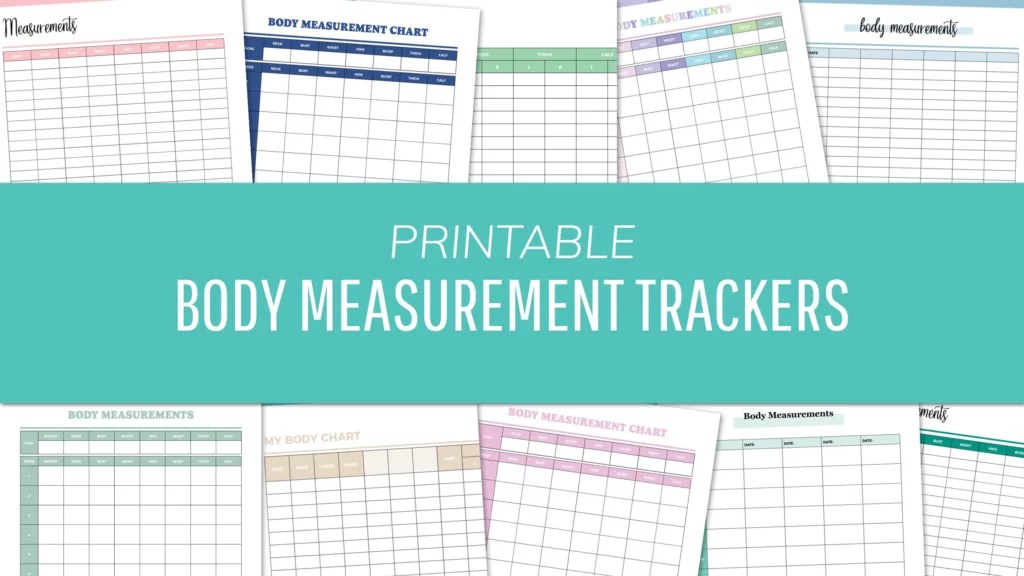 FREE Body Measurement Tracker Printables 16 Weight Charts FREE Body Measurement Tracker Printables 16 Weight Charts