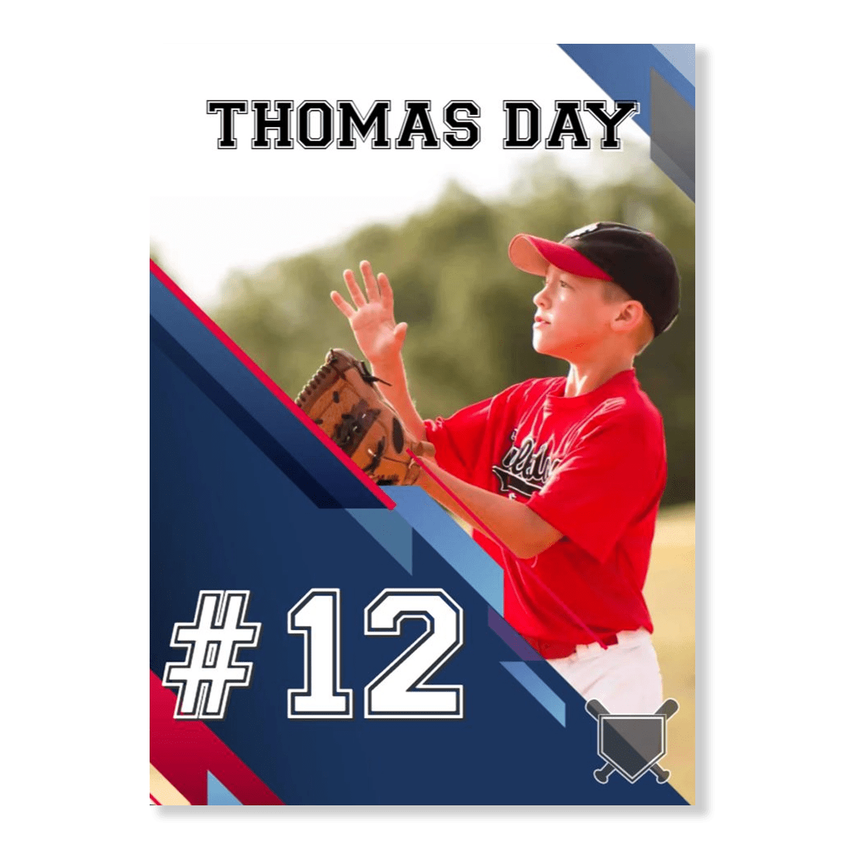 Baseball Card Template 12 Modern Print Cards