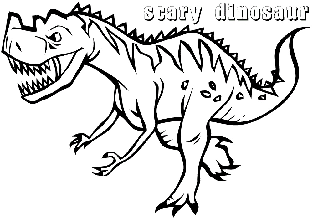 Dinosaur Coloring Pages (Updated) Printable PDF » Print