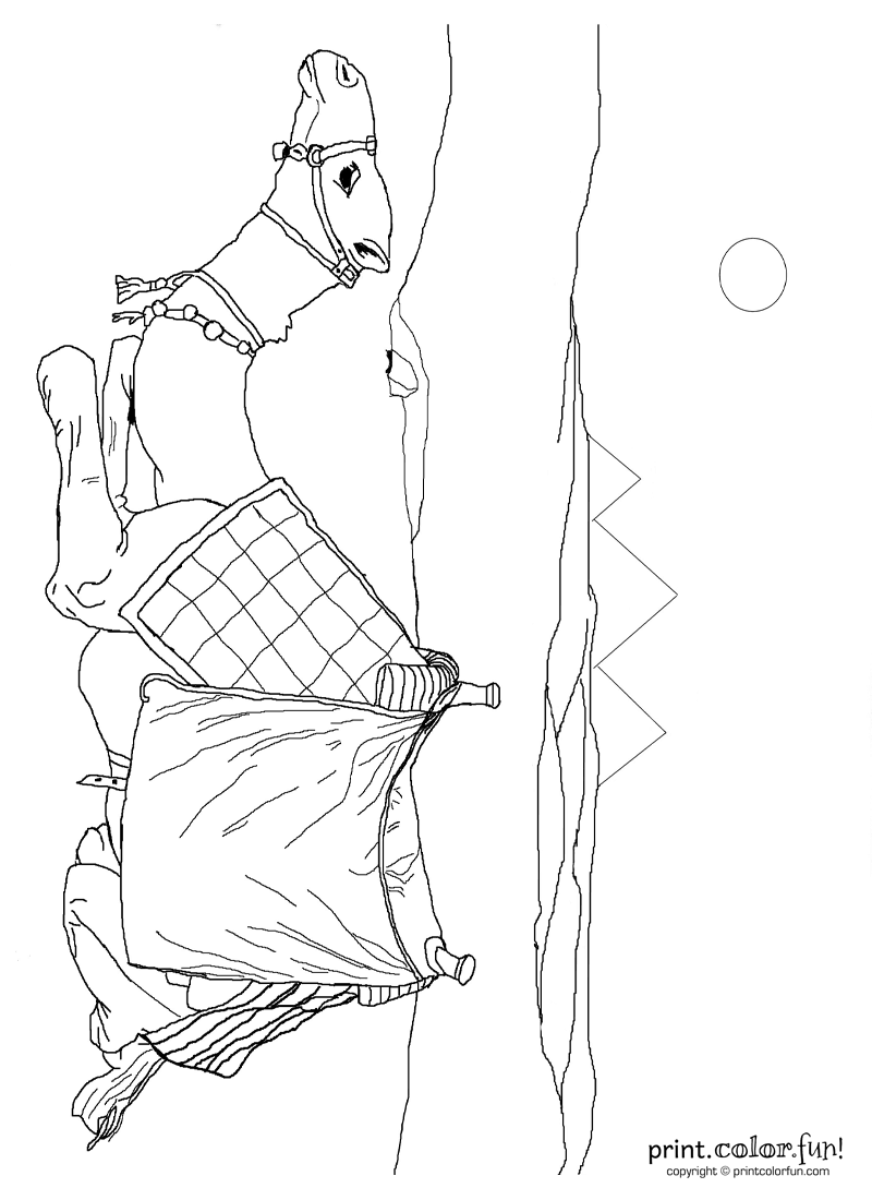 Hot Desert Coloring Page for Kids Free Desert Printable Coloring.