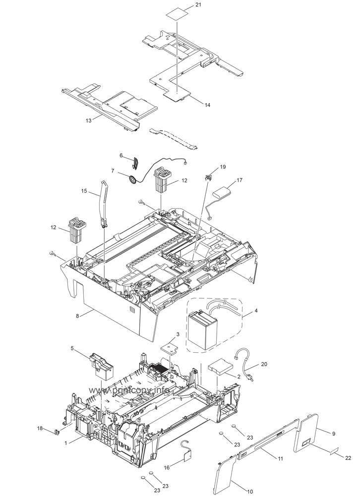 Parts Catalog > Brother > MFCJ6710DW > page 8