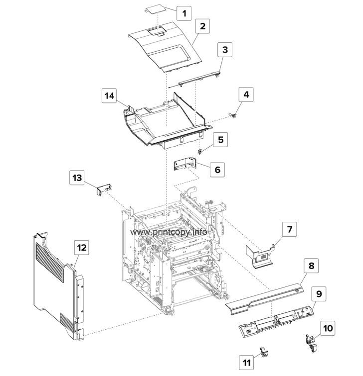 Parts Catalog > Lexmark > XC4153 > page 2