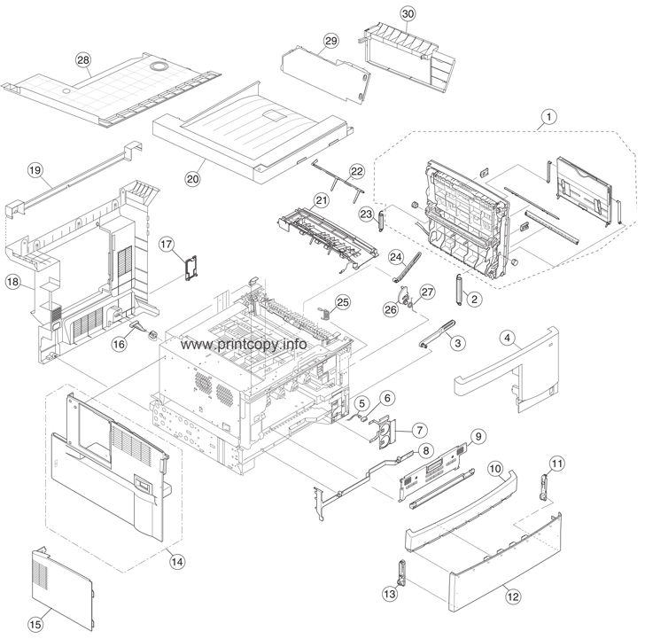 Parts Catalog > Lexmark > X925 > page 1