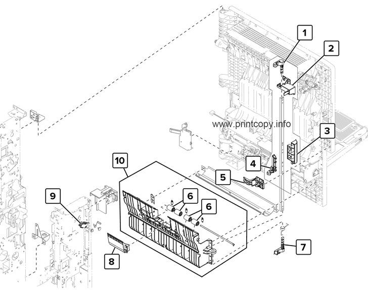 Parts Catalog > Lexmark > XC9245 > page 17