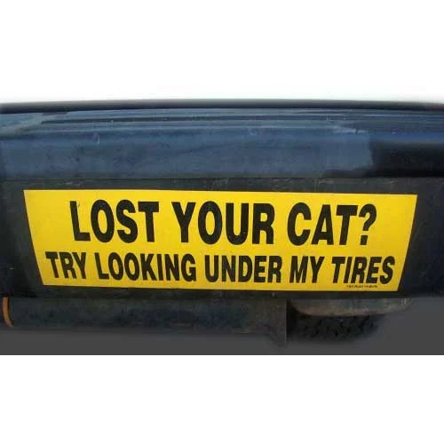 Bumper Stickers for Cars Custom Car Bumper Stickers