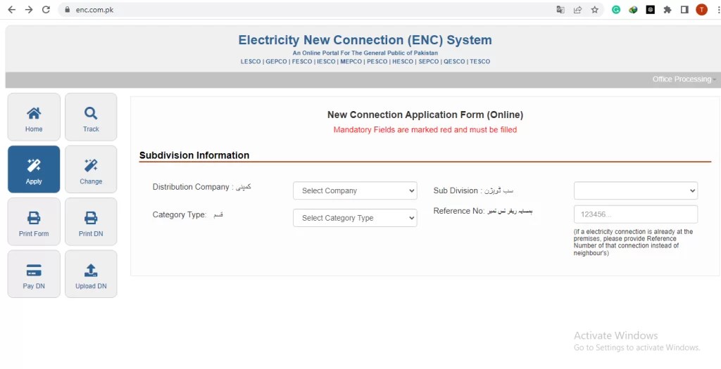 How to Get New Electricity Connection in Pakistan