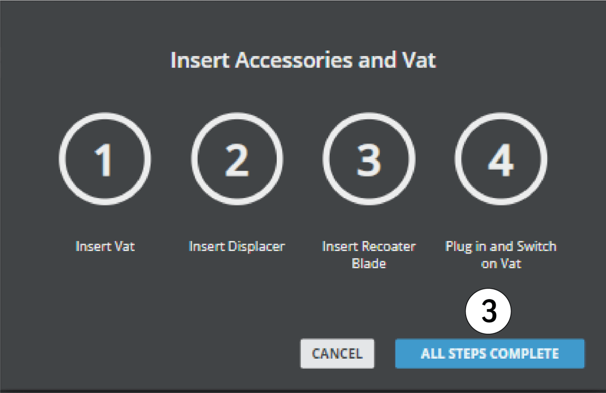 Material Vat Installation