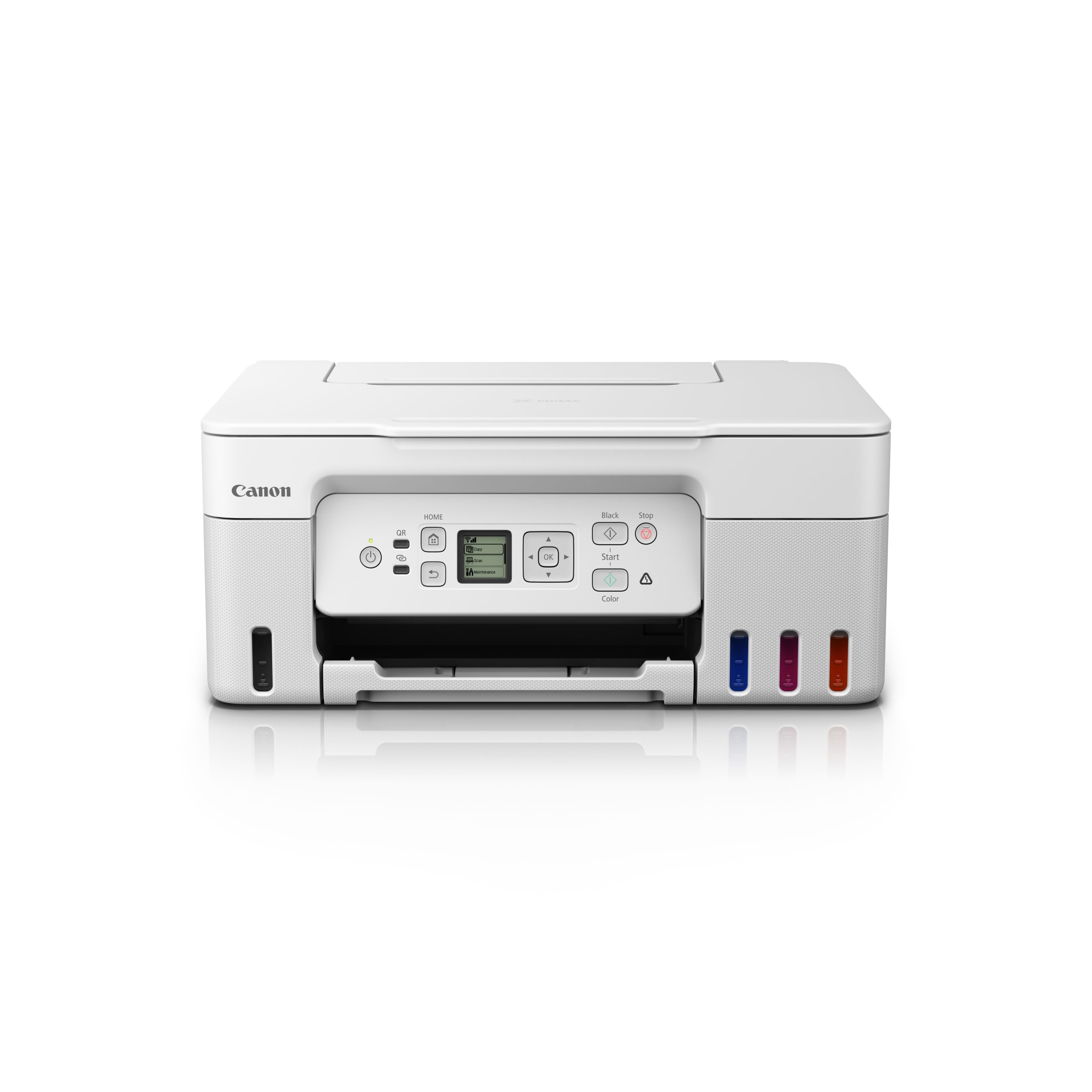 Canon PIXMA G3770 (WHITE COLOR) Wireless Refillable Ink Tank Printer