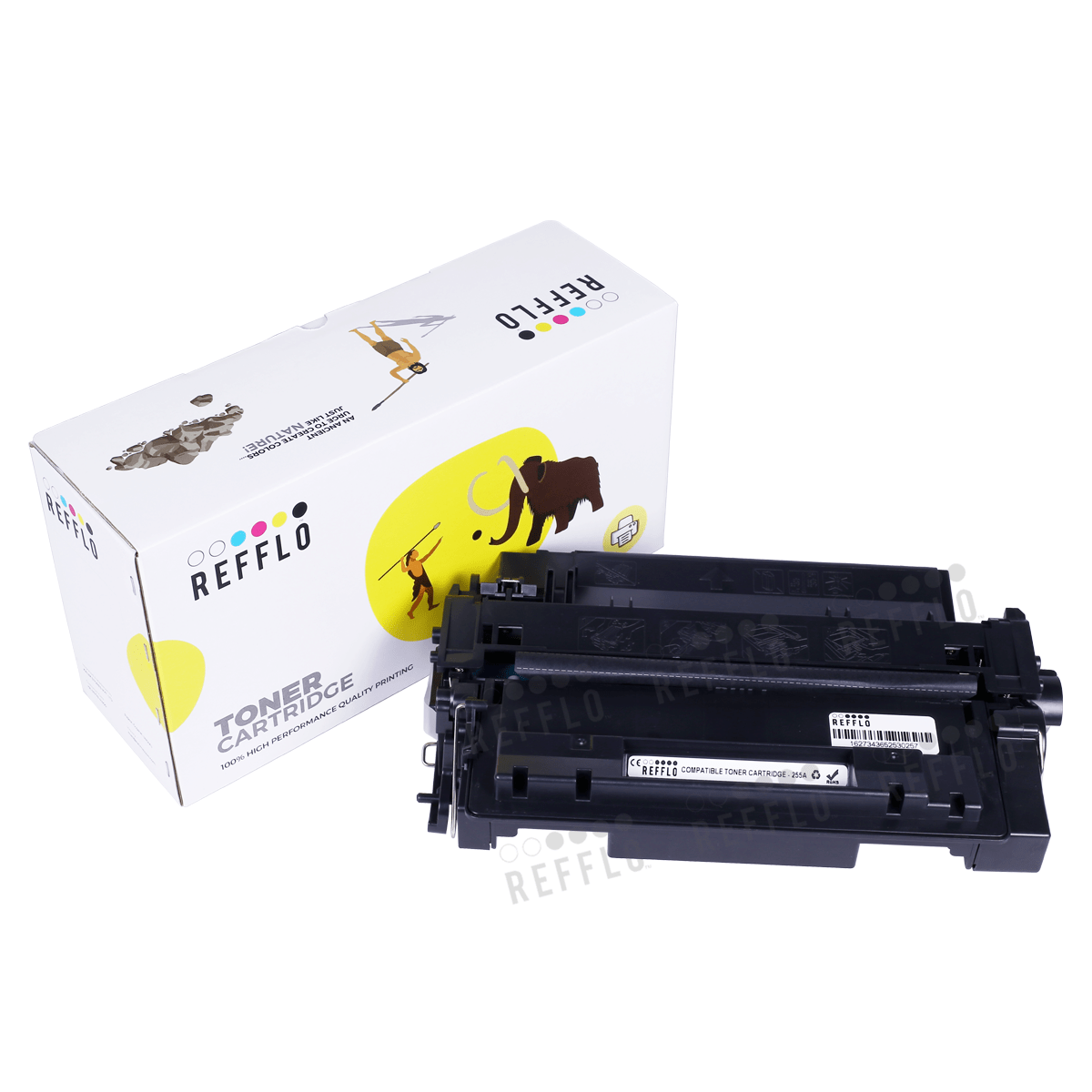 REFFLO HIGH PERFORMANCE COMPATIBLE LASER TONER CARTRIDGE FOR USE AS 55A