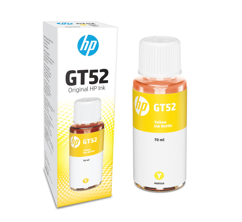 HP GT52 Yellow Ink Bottle 70ML