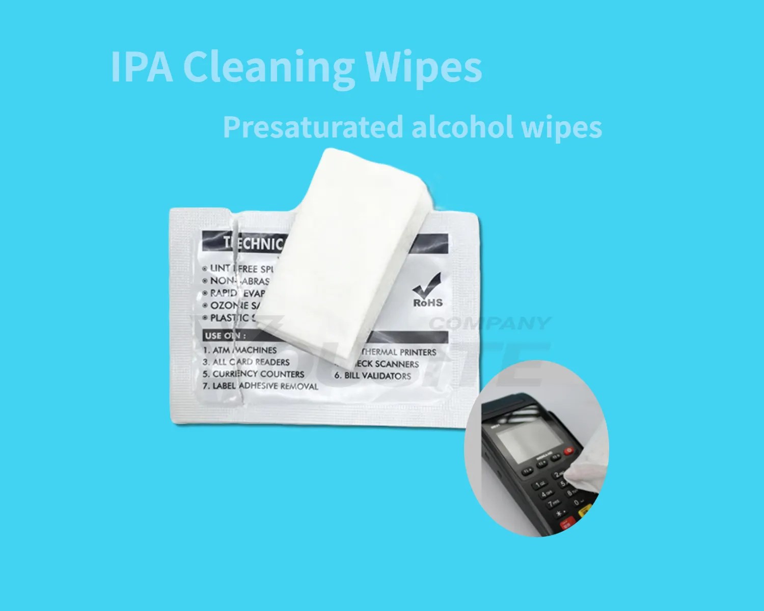 Cleaning Printhead Cleaning Wipes Lint Free Cleaning Cards