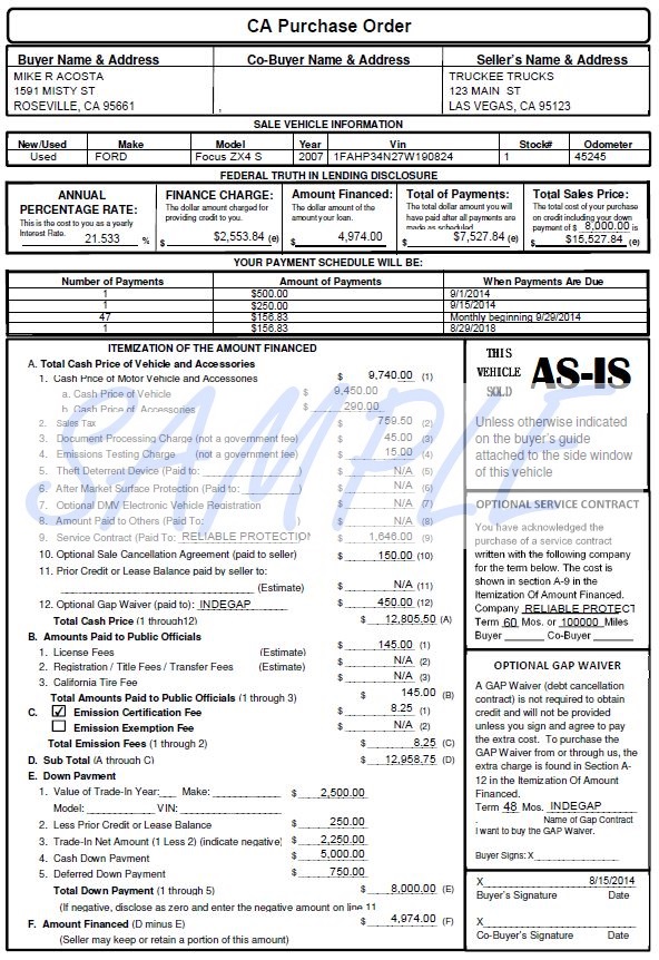 buyer order form pdf